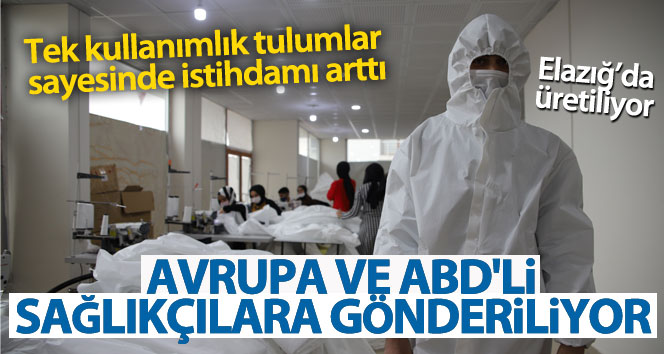 Elazığ’da üretiliyor, Avrupa ve ABD’li sağlıkçılara gönderiliyor