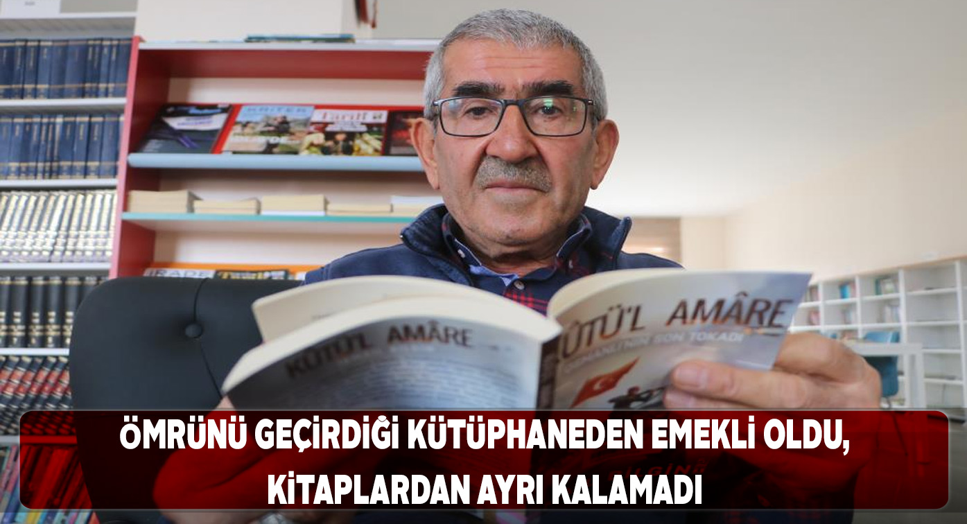 Emekli kütüphaneci 33 yılda 1200’den fazla kitap okudu