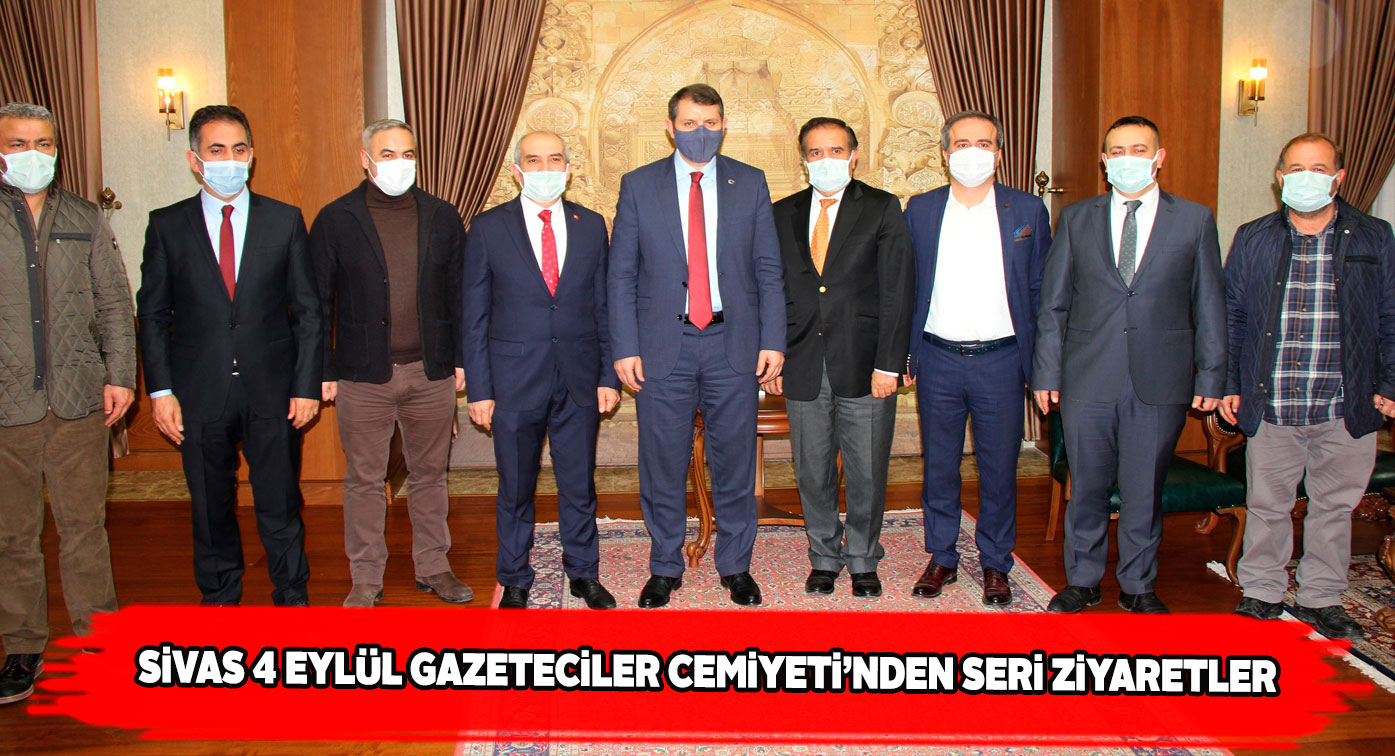 Gazeteciler Cemiyeti’nden Vali ve Belediye Başkanı’na ziyaret