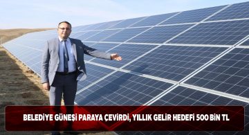 Altınyayla Belediyesi güneş panelleri ile elektrik üretiyor