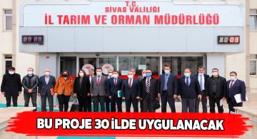 Sivas İl Tarım Müdürlüğü proje toplantısına ev sahipliği yaptı