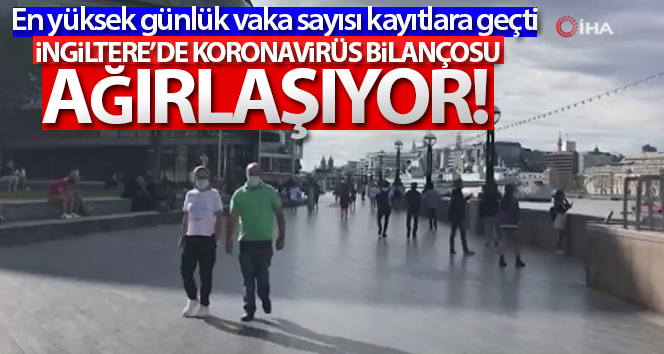 İngiltere’de günlük Covid-19 vaka sayısı 60 bini aştı
