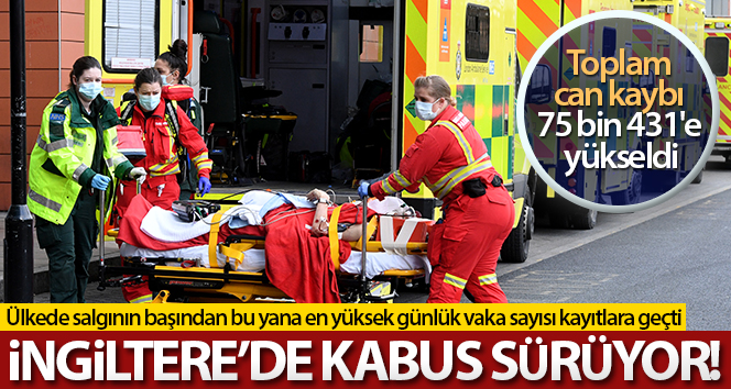 İngiltere’de son 24 saatte 58 bin 784 yeni vaka görüldü