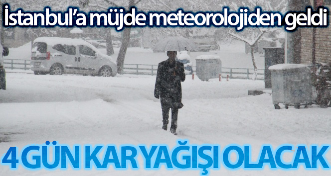 İstanbul’da 4 günlük kar yağışı etkili olacak