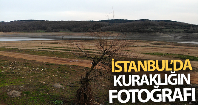 İstanbul’da kuraklık fotoğraflandı