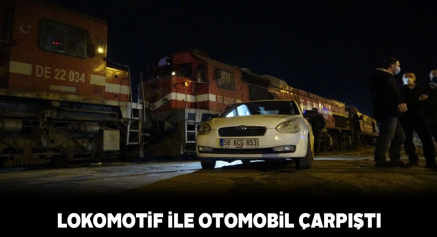 Kadı Burhanettin mahallesinde lokomotif kazası