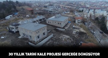 Sivas Belediyesi tarafından Kale Projesi hayata geçiriliyor