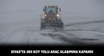 385 kapalı köy yolu için çalışmalar sürüyor