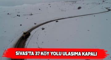 Kar ile birlikte kapanan 37 köy yolu açılmaya çalışılıyor
