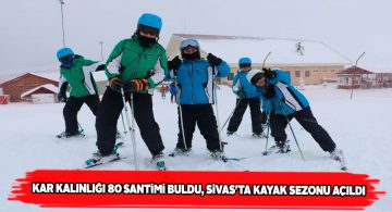 Yağan kar ile birlikte kayak sezonu başladı