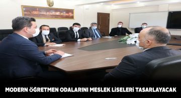 Meslek liselerine öğretmen odaları tasarlama görevi