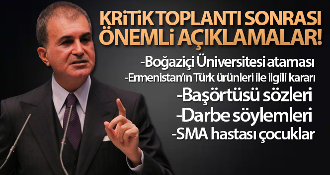 MYK toplantısının ardından AK Parti Sözcüsü Çelik’ten önemli açıklamalar!