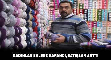 Örgü ipi satışlarında rekor kırıldı