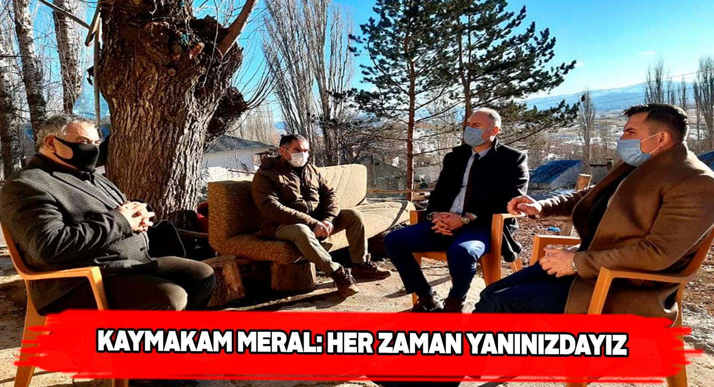 İmranlı Kaymakamı şehit ve gazi ailelerini ziyaret etti