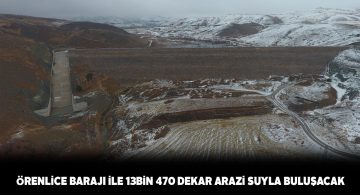 Ulaş ilçesinde inşa edilen Örenlice Barajı su tutmaya başladı