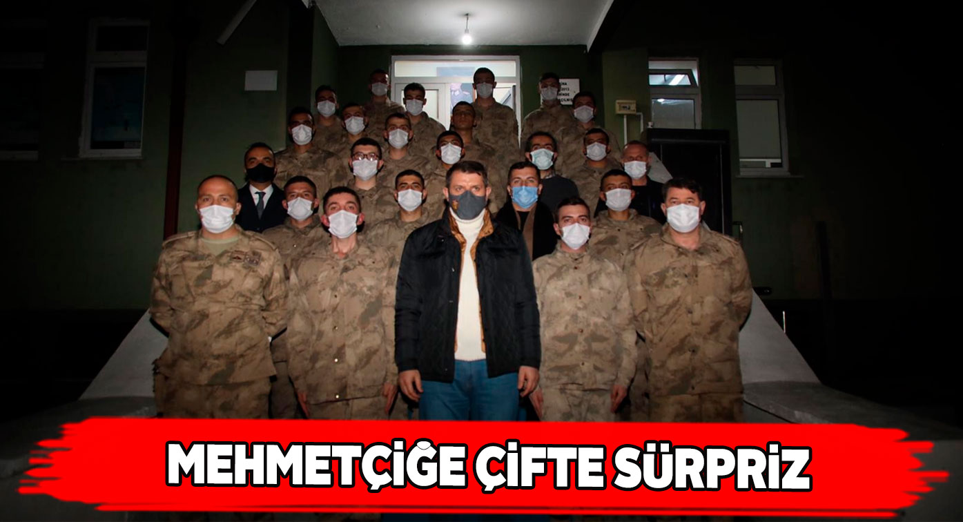 Vali Ayhan yeni yıla Mehmetçik ile birlikte girdi