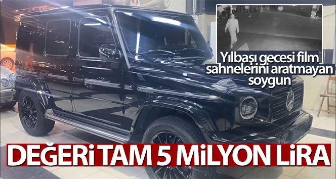 Yılbaşı gecesi film sahneleri gibi 5 milyon liralık lüks ciplerin çalınması