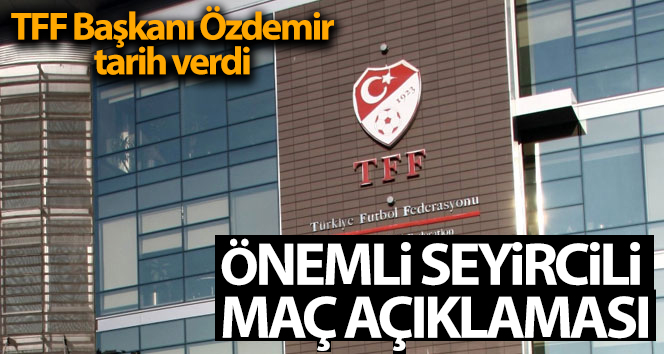 1 Nisan’a kadar seyircisiz maçlara devam edilecek