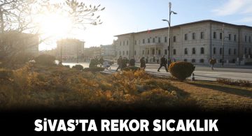 13 derece ile sıcaklık rekoru kırıldı