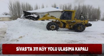 311 kapalı köy yolu için çalışmalar sürüyor