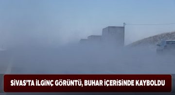 Araçlar buharın içinde görünmez oldular