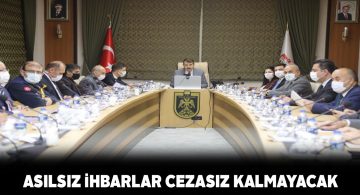 Beklenen kar yağışı için toplantı gerçekleştirildi