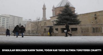 Sivas’ta beklenen kar yağışı ile birlikte kaza haberleri de başladı