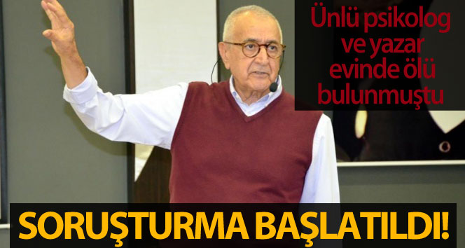 Doğan Cüceloğlu’nun ölümüne ilişkin soruşturma başlatıldı