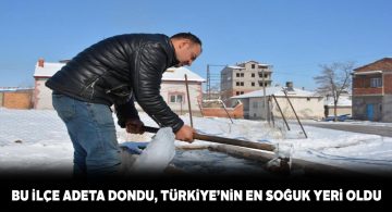 Türkiye’de gün içerisinde soğukluk rekoru Altınyayla ilçesinin oldu