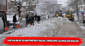 Kar yağışından en çok Gürün etkilendi