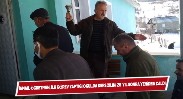 İsmail Öğretmen 28 yıl sonra bile ilk görev yerini unutmadı