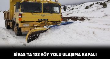 122 kapalı köy yolu için çalışmalar sürüyor