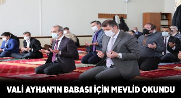 Sivas Valisi Salih Ayhan’ın babası için mevlid programı