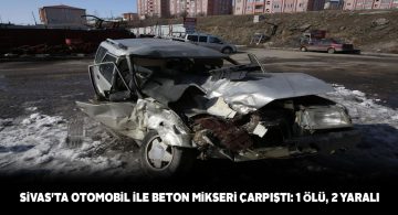 Mikser ile otomobilin çarpışması sonucu 1 kişi hayatını kaybetti