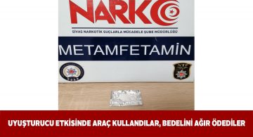 Sivas Narkotik Şube’den başarılı operasyonlar