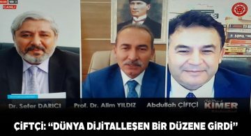 Online söyleşilerin ilk konuğu Abdullah Çiftçi oldu