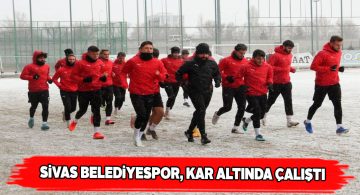 Sivas Belediyespor Pazarspor karşılaşmasına hazırlanıyor