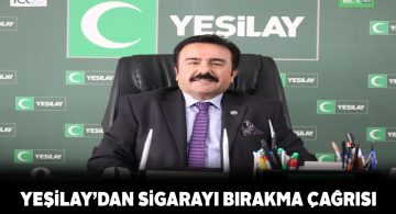 Yeşilay Sivas Şube Başkanı herkesi sigarayı bırakmaya davet etti