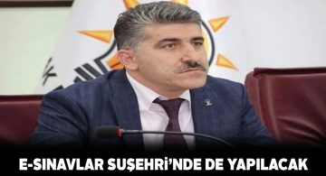 Sivas’ın Suşehri ilçesinde e-sınav dönemi