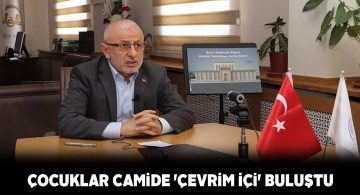 Sivaslı çocuklar çevrimiçi olarak camide buluştu