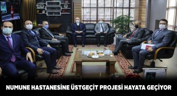 Sivas Numune Hastanesi yolu üst geçidine kavuşuyor