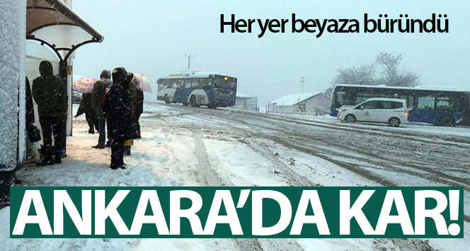 Ankara’da kar