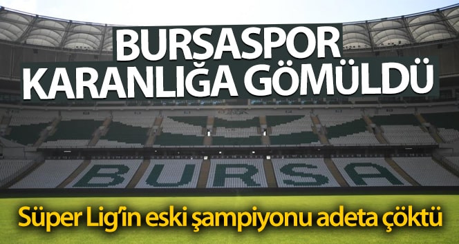 Bursaspor’un elektrikleri kesildi