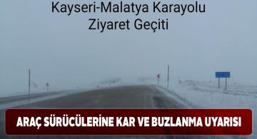 Sivas polisi sürücüleri buzlanma konusunda uyardı