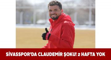 Yiğidolarda, Claudemir sahalardan 2 hafta uzak kalacak