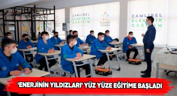 Enerjinin yıldızları projesinde eğitimler tüm hızıyla devam ediyor