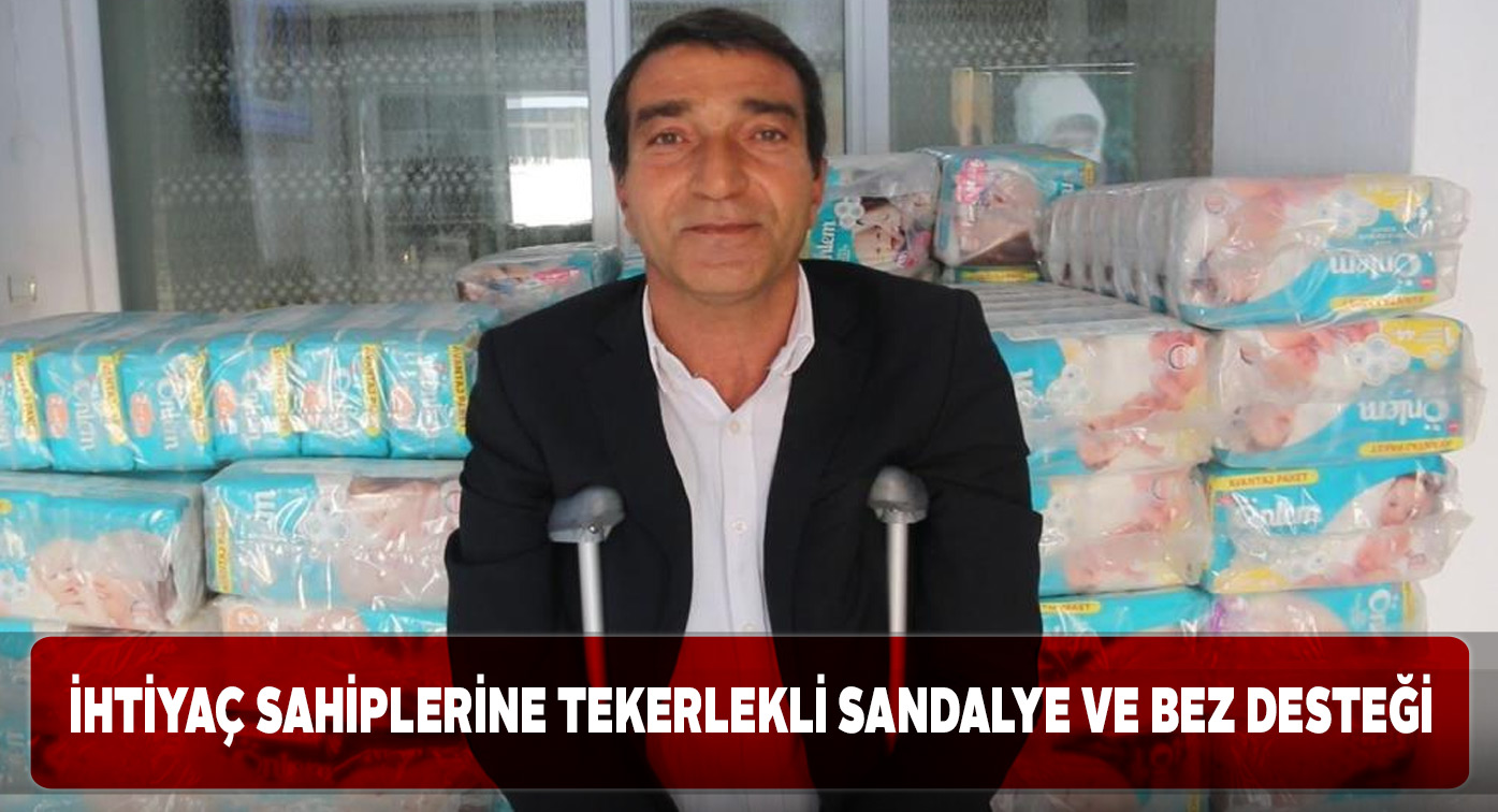 Engelli derneğinden ihtiyaç sahiplerine yardım faaliyeti