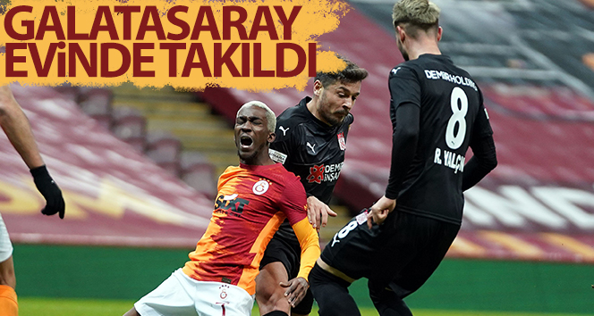 Galatasaray evinde Sivasspor’u geçemedi