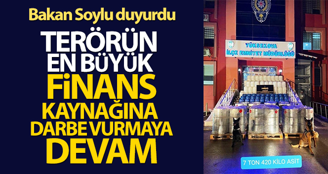 Hakkari Emniyeti’nden terörün finans kaynağına büyük darbe