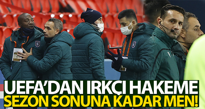 Irkçı hakeme sezon sonuna kadar men